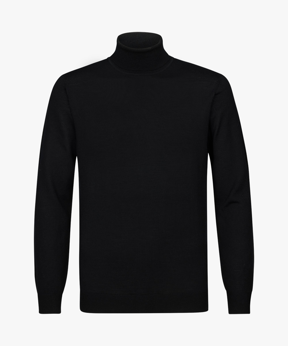 PPVJ30005A_103_P PULLOVER ROLL NECK BLACK PPVJ30005A-A
