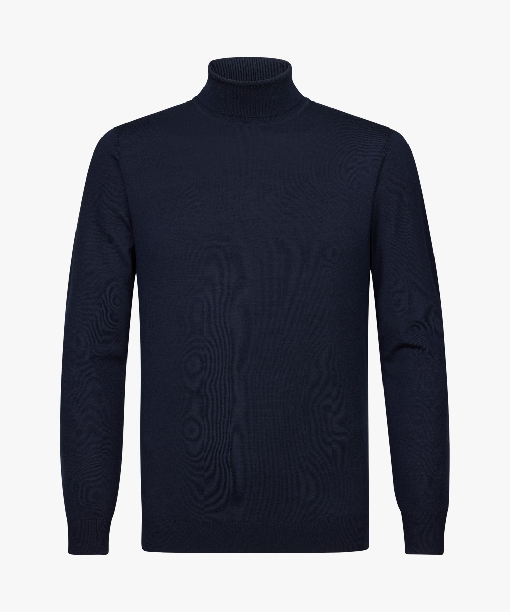 PPVJ30005C_103_P PULLOVER ROLL NECK NAVY PPVJ30005C-P