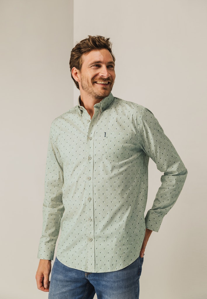 Shirt LS Print 21425204-3157