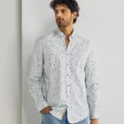 Shirt LS Print Twill 21415316-1152
