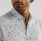 Shirt LS Print Twill 21415316-1152