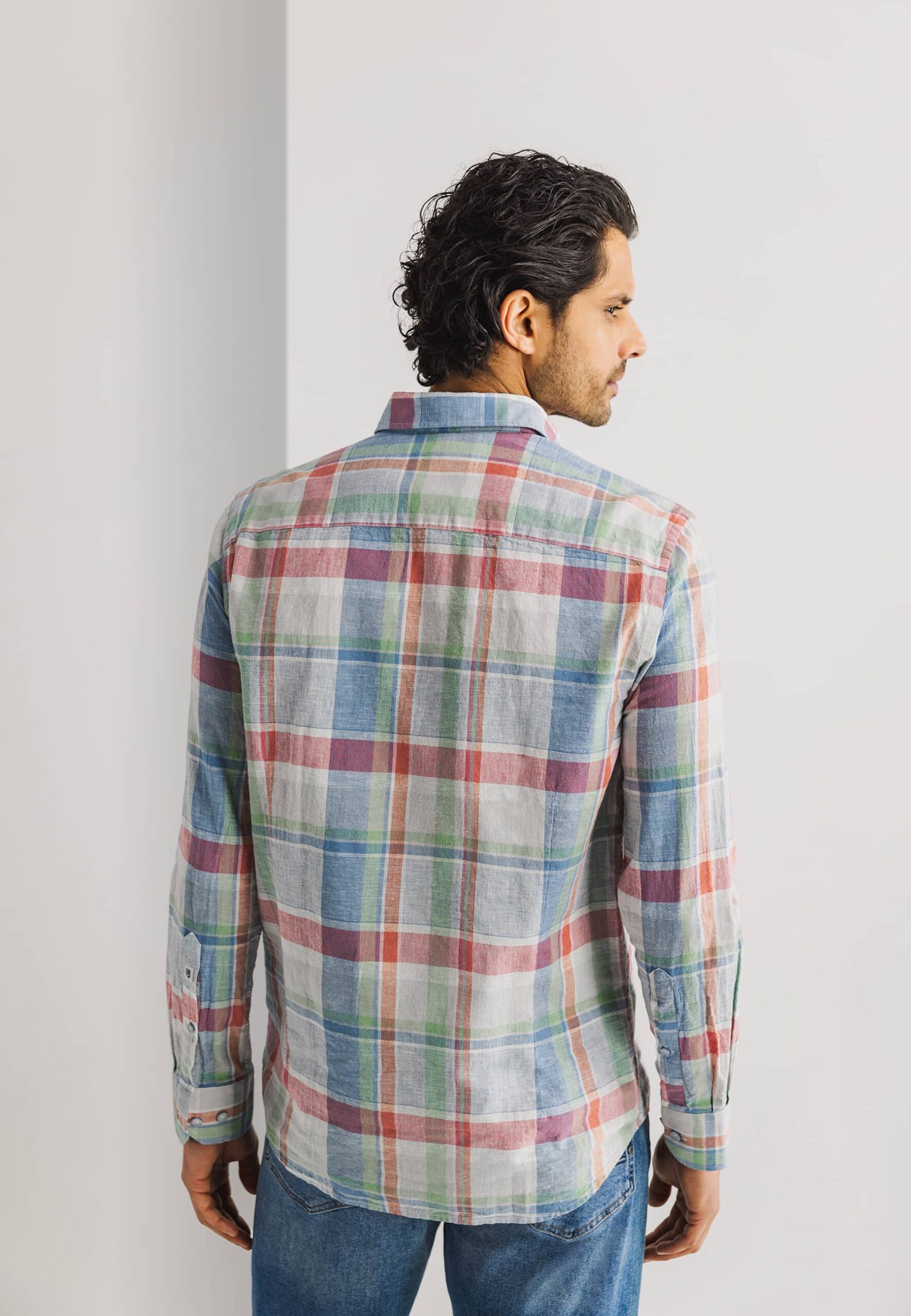 Shirt LS Checked Oxf 21515334-1156