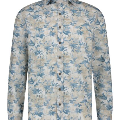 Shirt LS Print Struc 21415318-1656