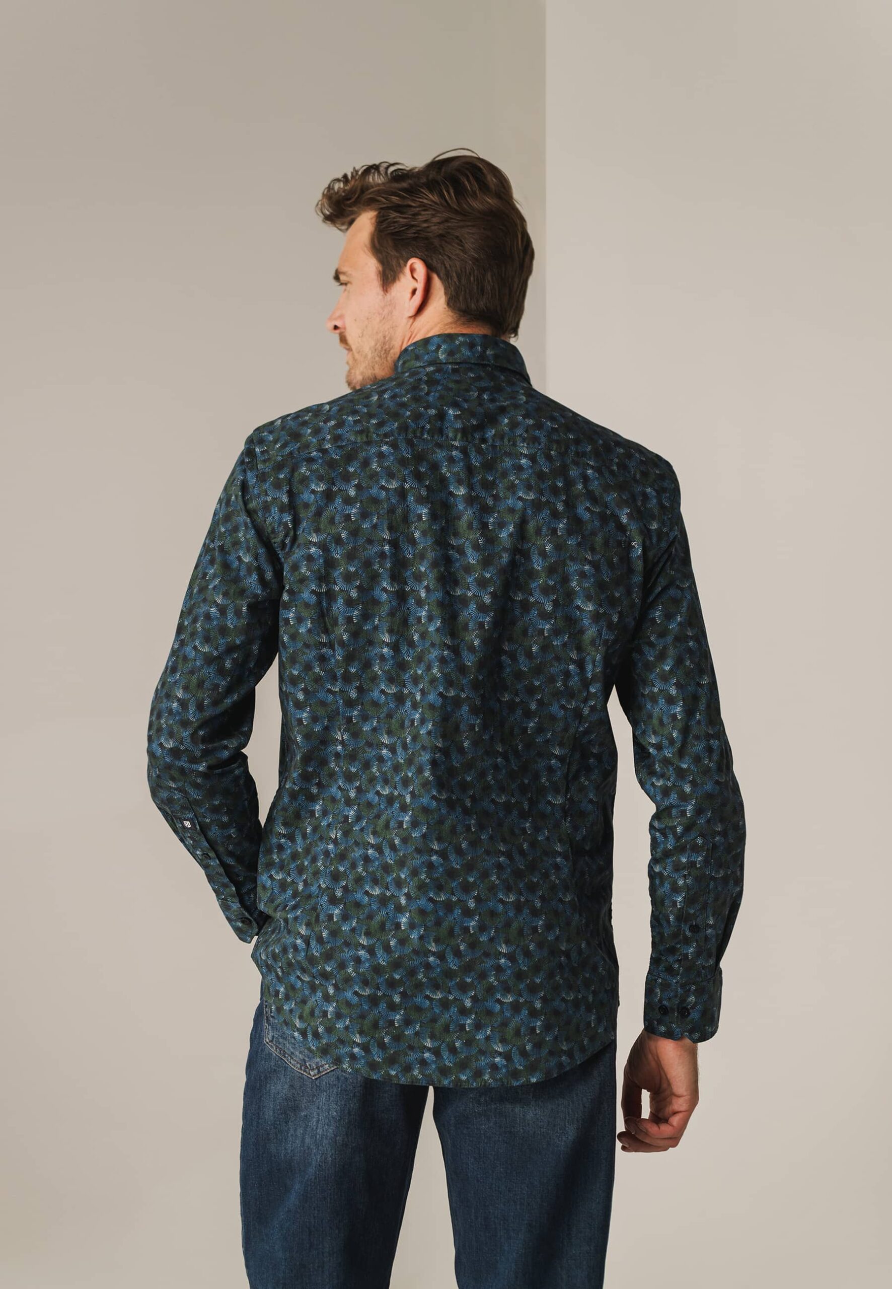 Shirt LS Print Popli 21424901-5937