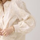 Blouse Tape pattern voile 2s3327-12292-122