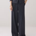 Trousers wide leg Pinstripe 4s2905-12258-495