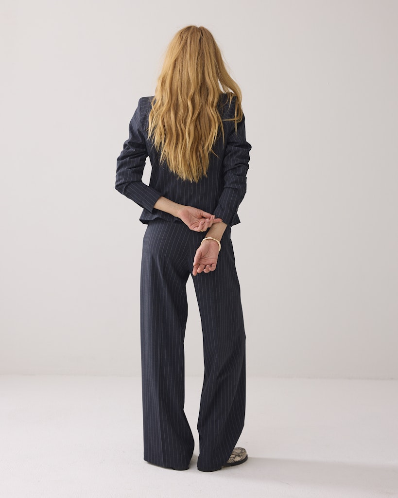 Trousers wide leg Pinstripe 4s2905-12258-495