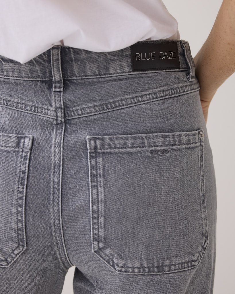 Wide straight leg grey denim 4s2712-5196-824