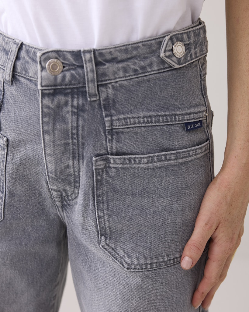 Wide straight leg grey denim 4s2712-5196-824